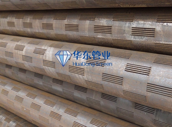 Slotted casing pipe