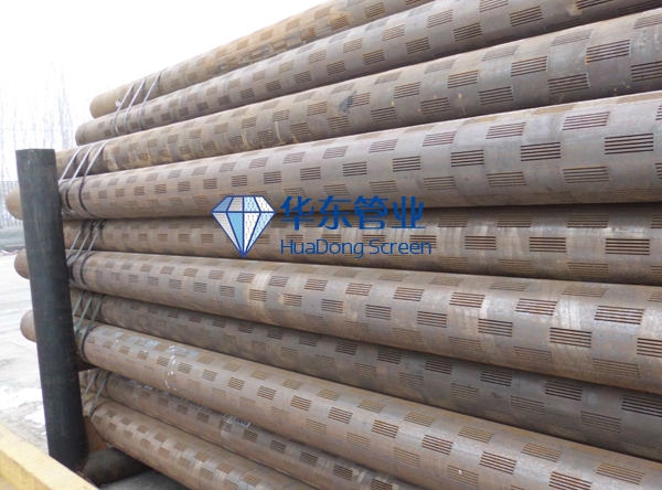 Slotted casing pipe 